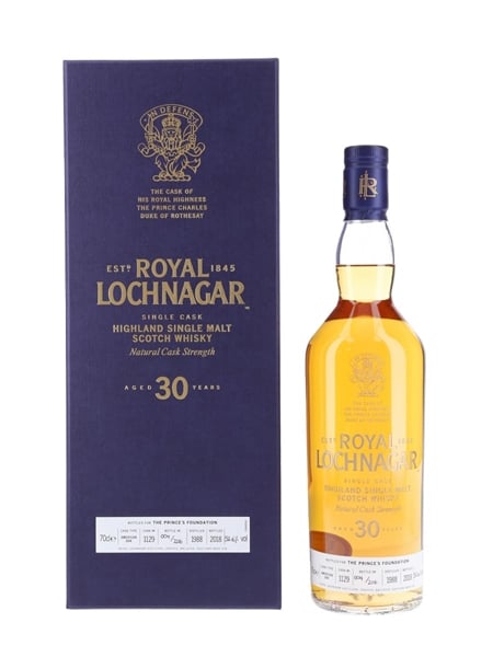 Royal Lochnagar 1988 30 Year Old - Bottle Number 004 Cask of HRH The Prince Charles, Duke of Rothesay 70cl / 52.6%