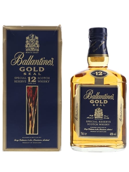 Ballantine's Gold Seal 12 Year Old Bottled 1990s 70cl / 40%