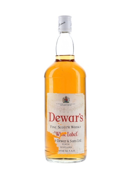 Dewar's White Label Bottled 1980s 113cl