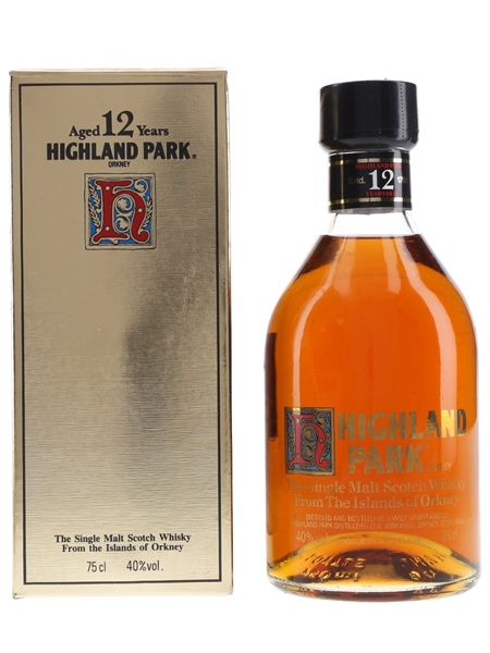 Highland Park 12 Year Old Bottled 1980s 75cl / 40%