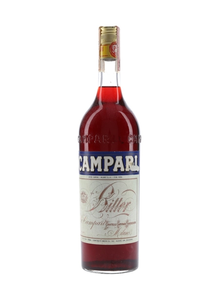 Campari Bitter Bottled 1960s-1970s 100cl / 25%