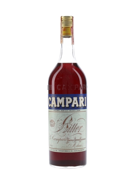 Campari Bitter Bottled 1960s-1970s 100cl / 25%