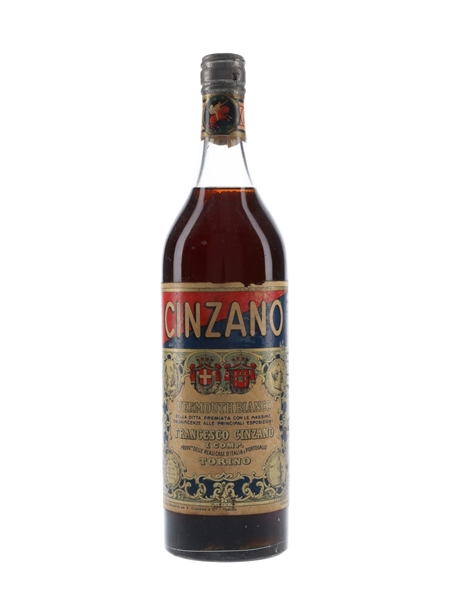 Cinzano Vermouth Bianco Bottled 1950s-1960s 100cl