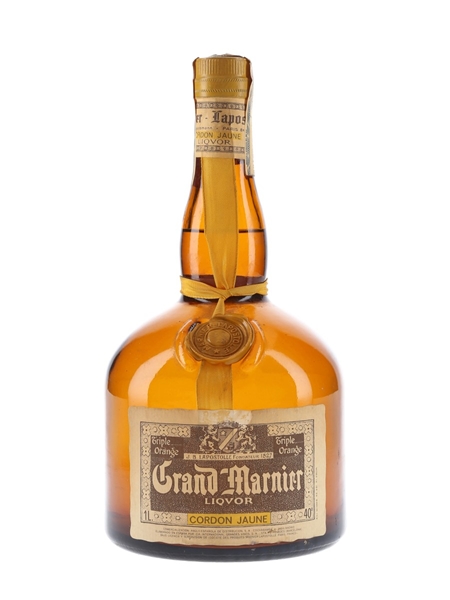 Grand Marnier Cordon Jaune Liqueur Bottled 1970s-1980s - Spain 100cl / 40%