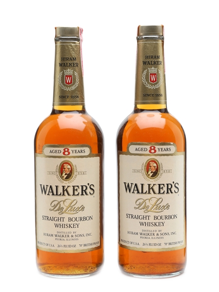 Walker's Deluxe 8 Years Old Bourbon 2 x 75cl 