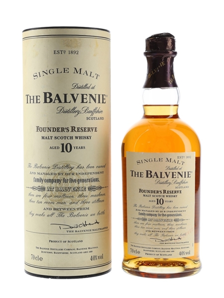 Balvenie 10 Year Old Founder's Reserve 70cl / 40%