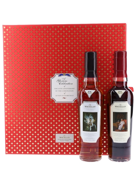 Macallan Coronation 60th Anniversary Of Queen Elizabeth II 2 x 35cl