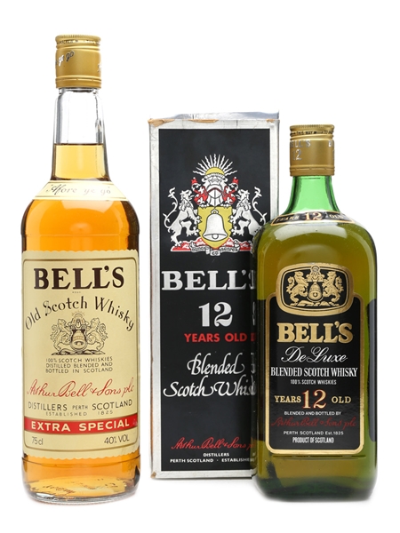 Bell's Extra Special & 12 Years Old Bottled 1980s 2 x 75cl / 42%