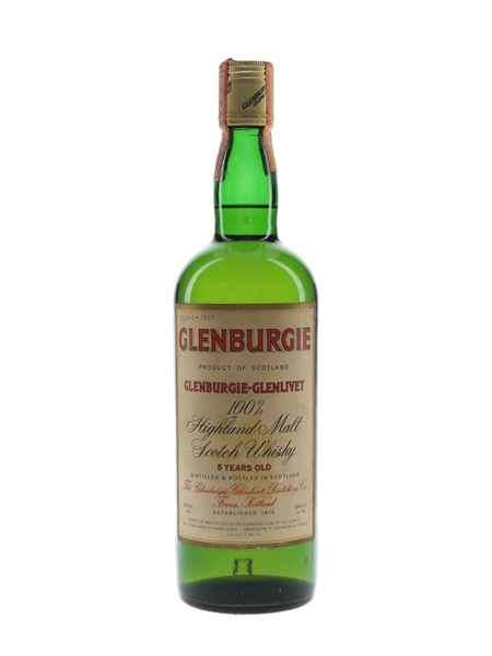 Glenburgie Glenlivet 5 Year Old Bottled 1970s - Soffiantino 75cl / 40%