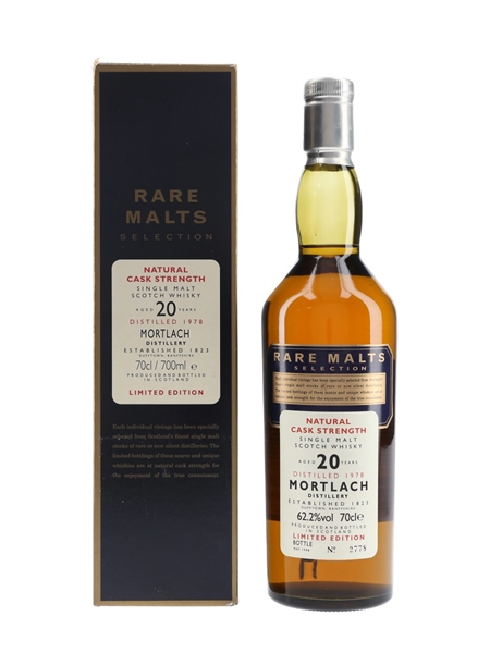 Mortlach 1978 20 Year Old Bottled 1998 - Rare Malts Selection 70cl / 62.2%