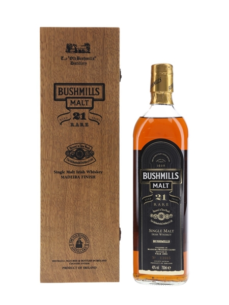 Bushmills 21 Year Old Madeira Finish Bottled 2004 70cl / 40%