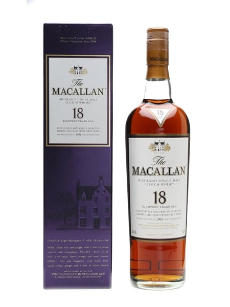 Macallan 18 Years Old 1991 and Earlier 70cl / 43%