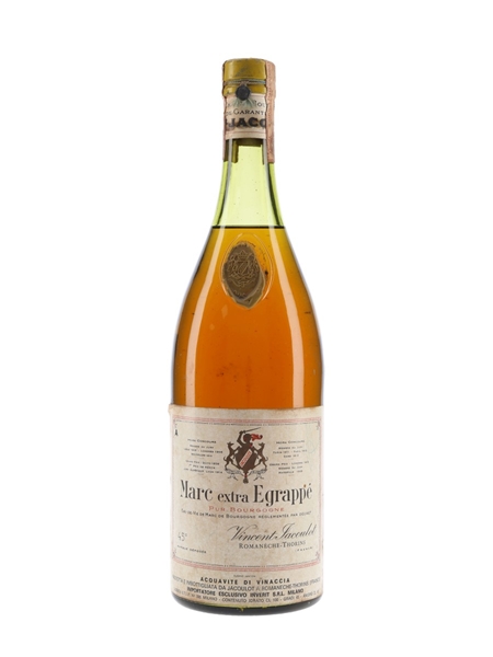 Jacoulot Marc De Bourgogne Extra Egrappe Bottled 1970s 100cl / 45%