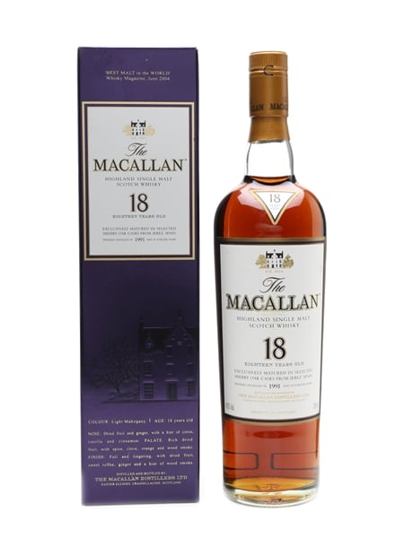 Macallan 18 Years Old 1991 and Earlier 70cl / 43%