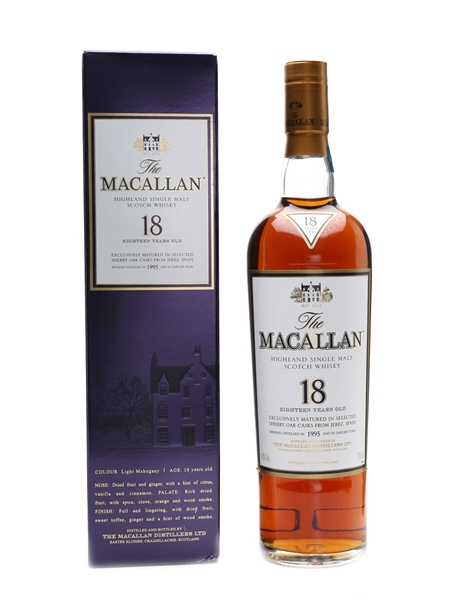 Macallan 18 Years Old 1995 and Earlier 70cl / 43%