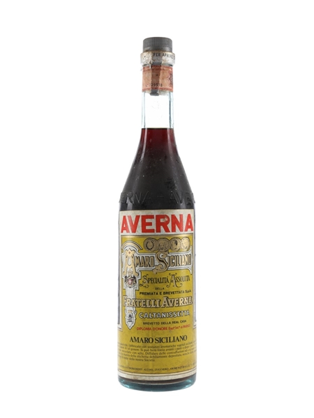 Fratelli Averna Amaro Bottled 1970s 75cl / 34%