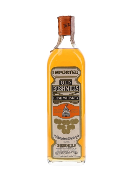 Old Bushmills White Label Bottled 1970s - Pedro Domecq 75cl / 43%