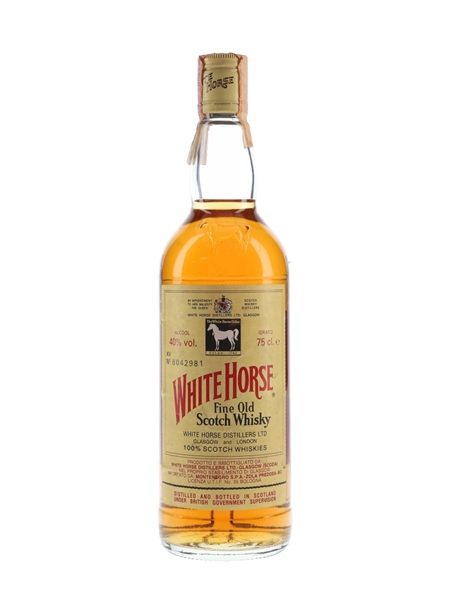 White Horse Bottled 1980s - Montenegro 75cl / 40%