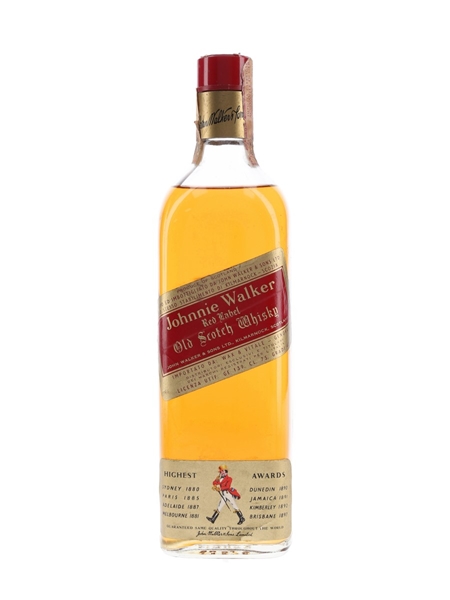 Johnnie Walker Red Label Bottled 1970s - Wax & Vitale 75cl / 40%