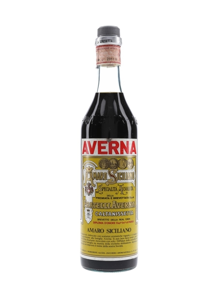 Fratelli Averna Amaro Bottled 1970s 75cl / 34%