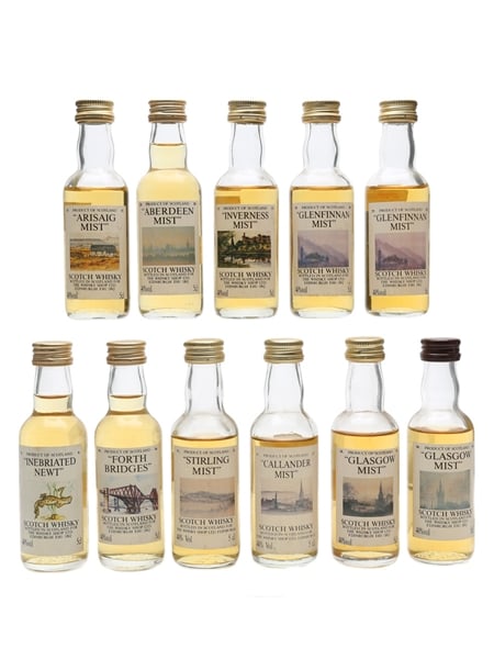 Assorted Scotch Whisky Whisky Shop Edinburgh 11 x 5cl