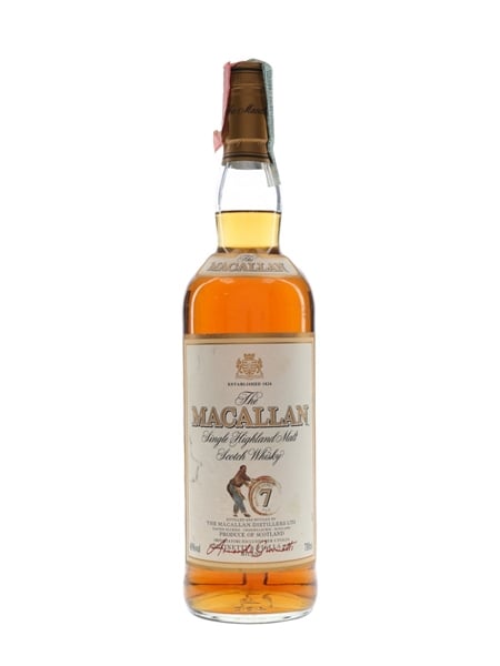 Macallan 7 Year Old Bottled 1990s - Giovinetti 70cl / 40%