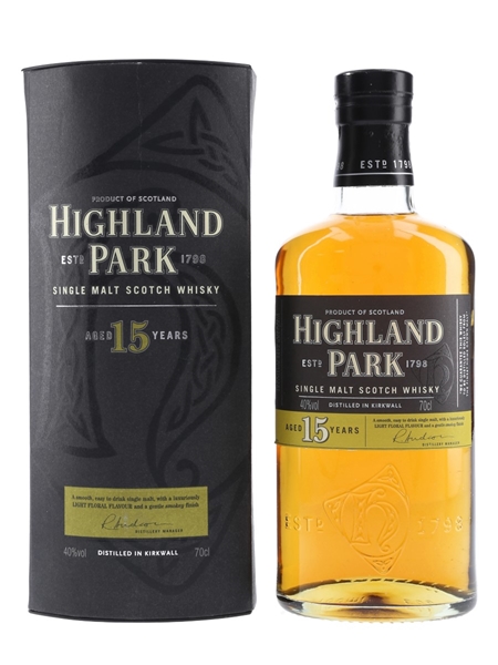 Highland Park 15 Year Old  70cl / 40%