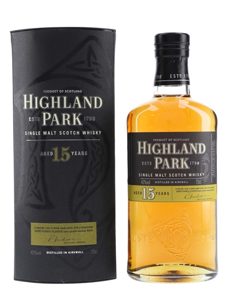 Highland Park 15 Year Old  70cl / 40%