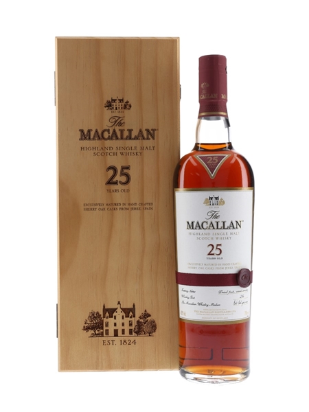 Macallan 25 Year Old Sherry Oak 70cl / 43%