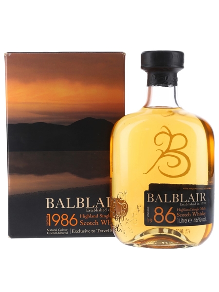 Balblair 1986 Bottled 2007 100cl / 46%