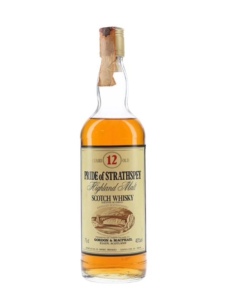 Pride Of Strathspey 12 Year Old Bottled 1980s - Pinerolo 75cl / 40%