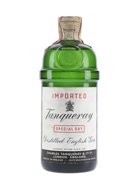 Tanqueray Special Dry Gin Bottled 1970s - Gancia 75cl / 43%