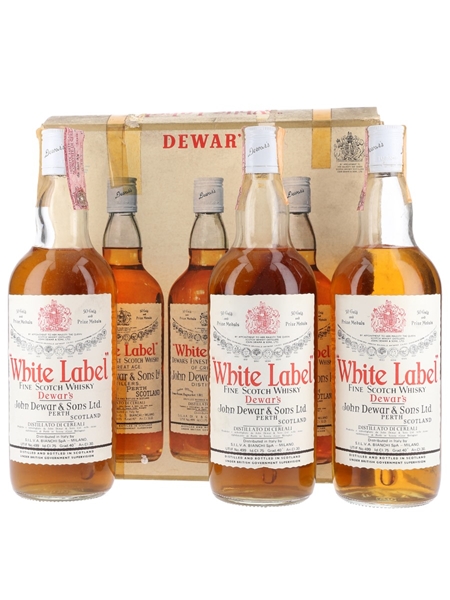 Dewar's White Label Bottled 1970s - Bianchi 3 x 75cl / 40%