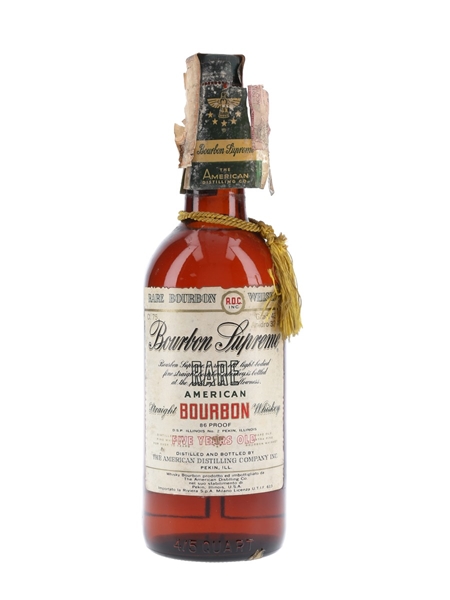 Bourbon Supreme 5 Year Old Bottled 1970s - Riviera 75cl / 43%