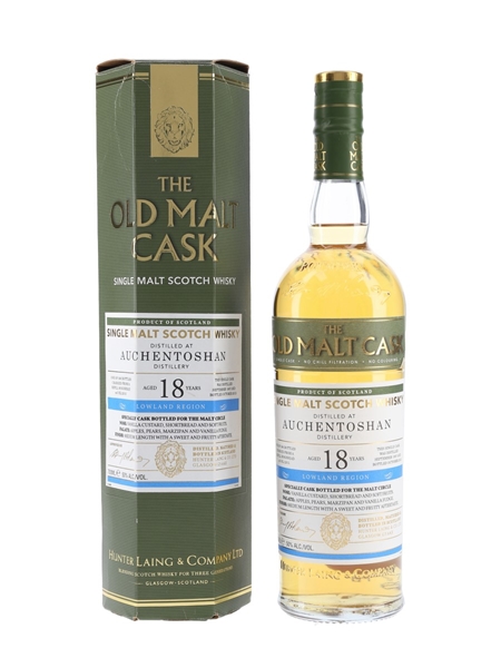 Auchentoshan 1997 18 Year Old The Old Malt Cask Bottled 2015 - Hunter Laing 70cl / 50%