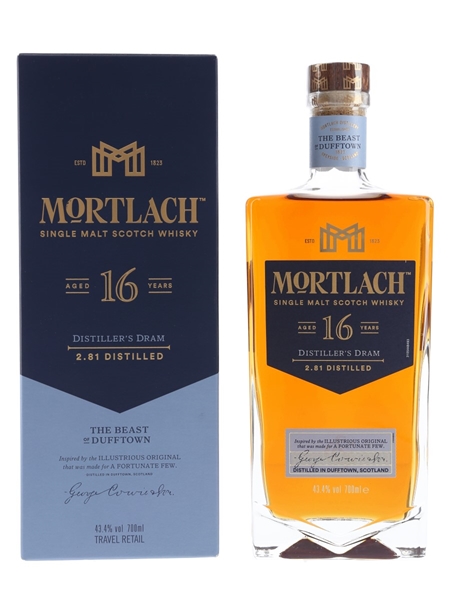 Mortlach 16 Year Old Distiller's Dram Travel Retail Exclusive 70cl / 43.4%