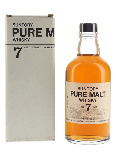 Suntory 7 Year Old Pure Malt Bottled 1980s 50cl / 43%