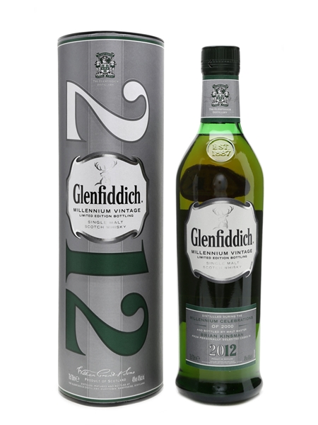 Glenfiddich Millennium Vintage 2012 (Misprinted Label) Bottled 2012 70cl