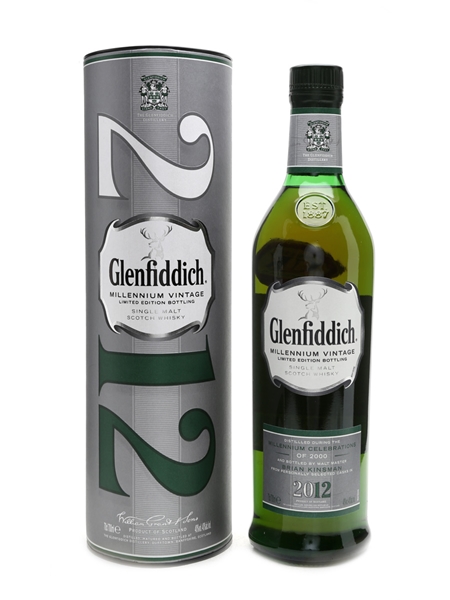 Glenfiddich Millennium Vintage 2012 (Misprinted Label) Bottled 2012 70cl