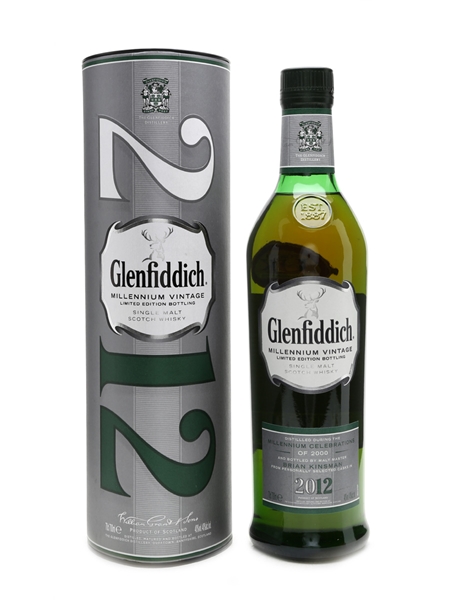 Glenfiddich Millennium Vintage 2012 (Misprinted Label) Bottled 2012 70cl