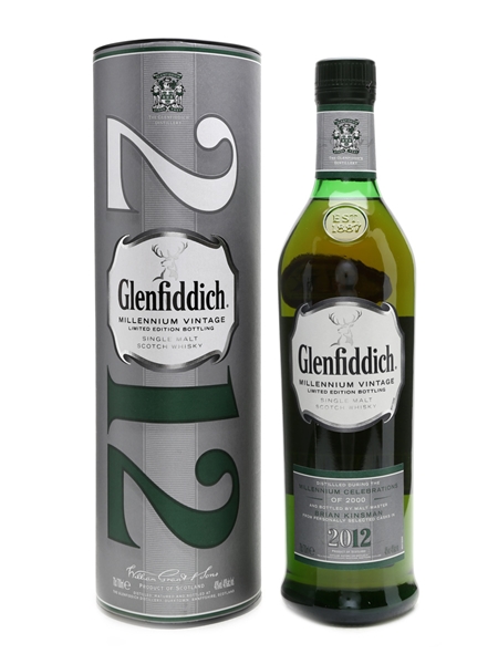 Glenfiddich Millennium Vintage 2012 (Misprinted Label) Bottled 2012 70cl