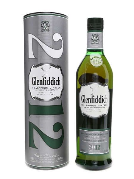 Glenfiddich Millennium Vintage 2012 (Misprinted Label) Bottled 2012 70cl