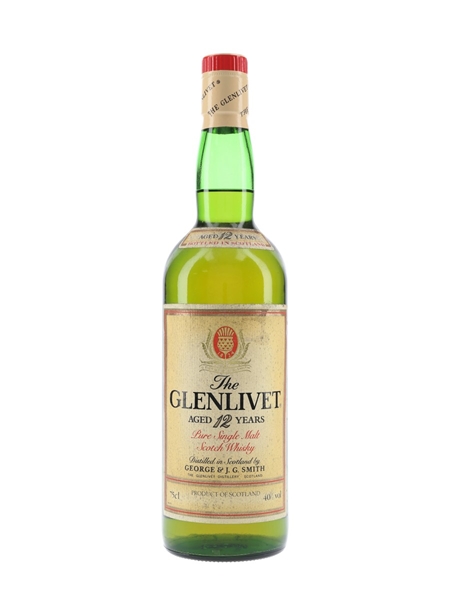 Glenlivet 12 Year Old Bottled 1980s 75cl / 40%