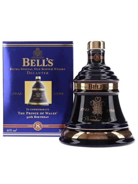 Bell's Ceramic Decanter The Prince Of Wales' 50th Birthday 70cl / 40%