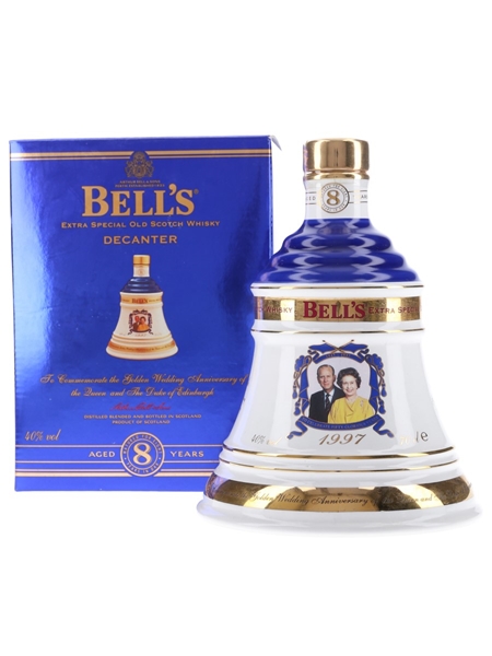 Bell's Ceramic Decanter Golden Wedding Anniversary 70cl / 40%