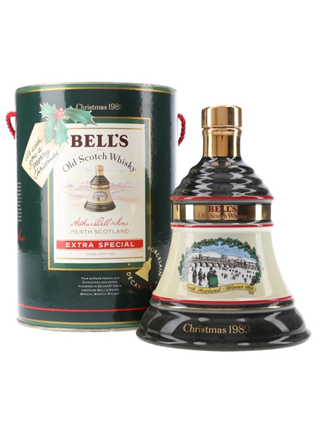 Bell's Christmas 1989 Decanter Perth Winter 1895 75cl / 43%