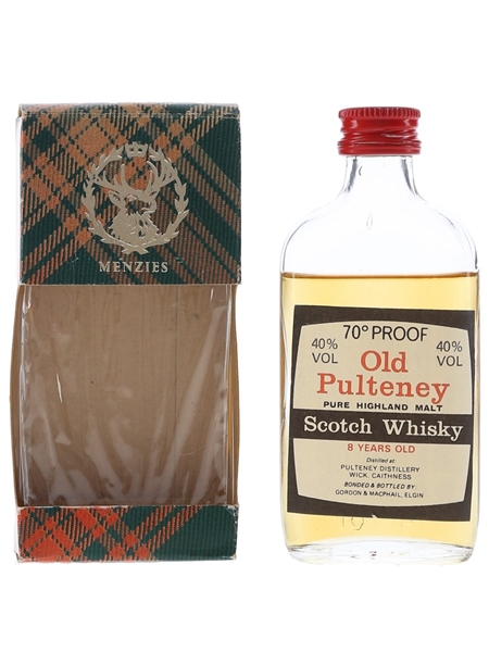 Old Pulteney 8 Year Old Gordon & MacPhail Bottled 1970s 5cl / 40%