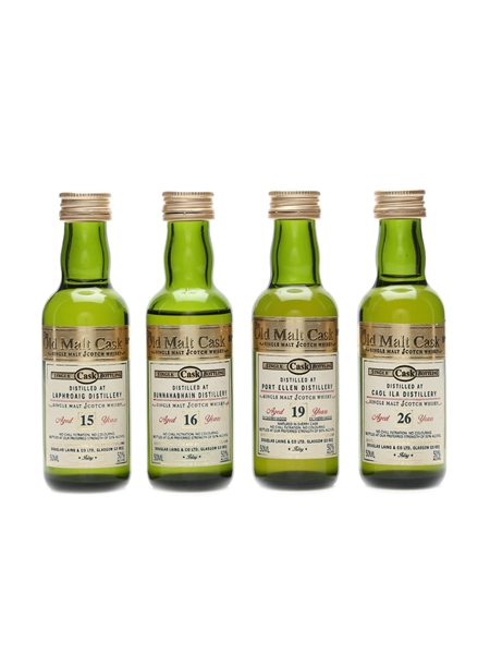 Old Malt Cask SIngle Malts Incl. Port Ellen 19yo 4 x 5cl