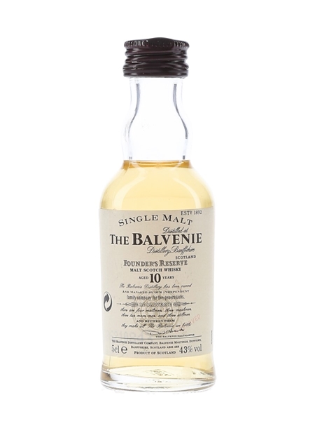 Balvenie 10 Year Old Founder's Reserve Bottled 1990s 5cl / 43%