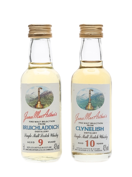 Bruichladdich 9yo & Clynelish 10yo James MacArthur 2 x 5cl